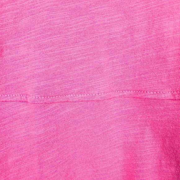 Soft Surroundings Pamplona Tunic Top Womens Petite Small Pink Cotton Button Up - Picture 12 of 14